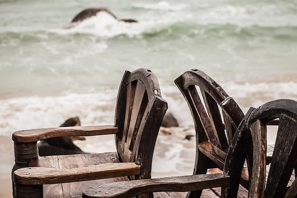 Caffè sulla spiaggia — Foto Stock