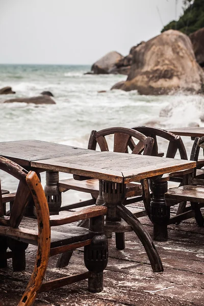 ビーチのカフェ — ストック写真