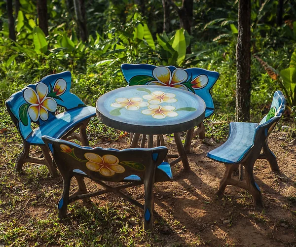 Café am Strand der tropischen Insel - Urlaubshintergrund — Stockfoto