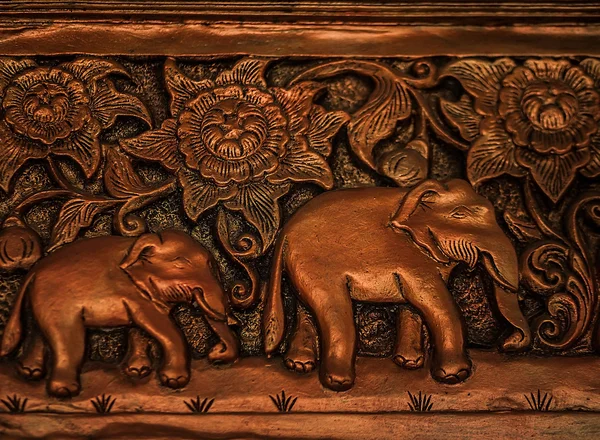 Rzeźba słoń tekstura tło — Zdjęcie stockowe