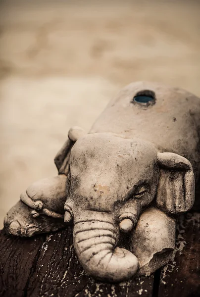 Elefantenschnitzereien — Stockfoto