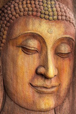 Budda heykeli. Endonezya - bali.
