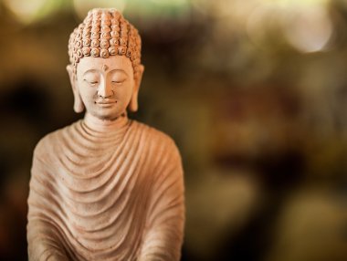 Budda heykeli. Endonezya - bali.