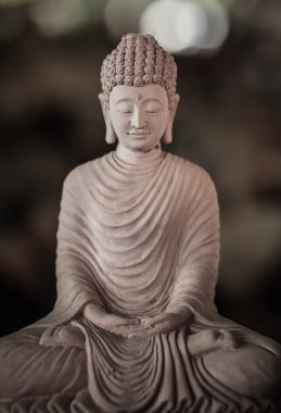 Budda heykeli. Endonezya - bali.