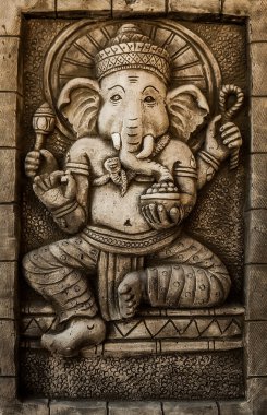 kırpma yolu ile Hindu Tanrı ganesh
