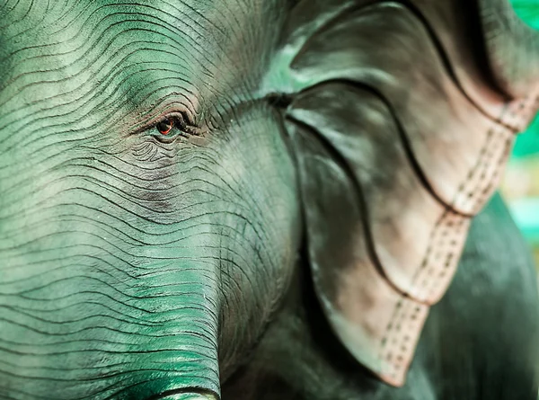 Olifant houtsnijwerk — Stockfoto
