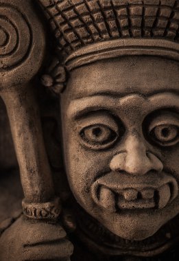 geleneksel taş Asya heykel.