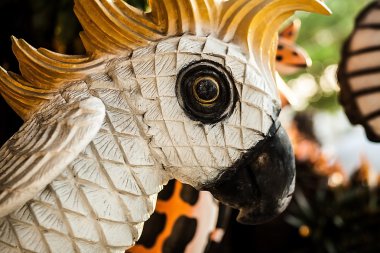 eski geleneksel heykelcik taş.