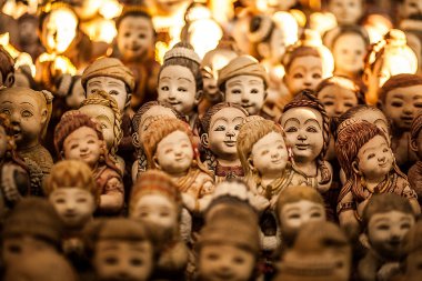 eski geleneksel heykelcik'ın taş. arka plan fotoğraf.