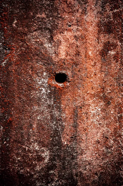 Brown wall background with pipe closeup — Stock Photo, Image