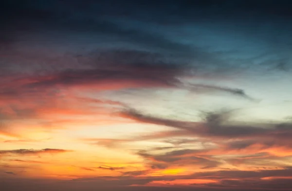 Dramatic sunset sky — Stock Photo, Image