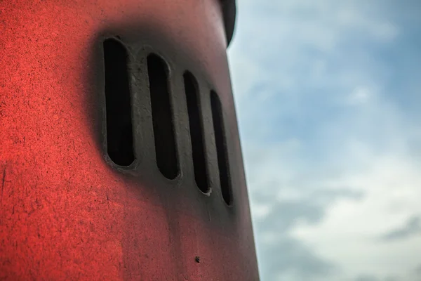 Chimney of sea ship — Stock Photo, Image