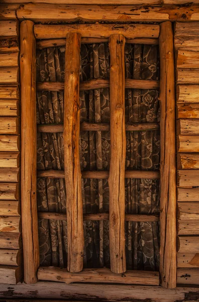 木制窗口背景 — 图库照片