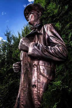 saatçi, parlak fantastik filmde görüntü. Açık masal sanat fotoğraf.