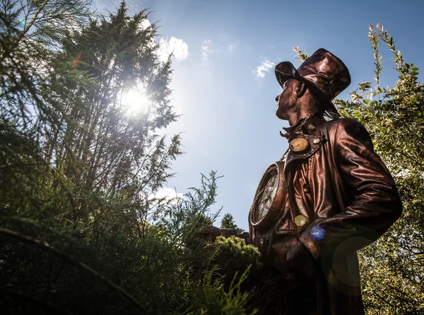 Afbeelding van horlogemaker in heldere fantasie stilering. buiten sprookje kunst foto. — Stockfoto