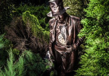 saatçi, parlak fantastik filmde görüntü. Açık masal sanat fotoğraf.