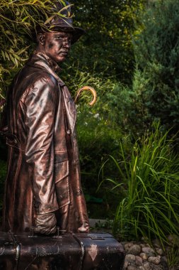 saatçi, parlak fantastik filmde görüntü. Açık masal sanat fotoğraf.