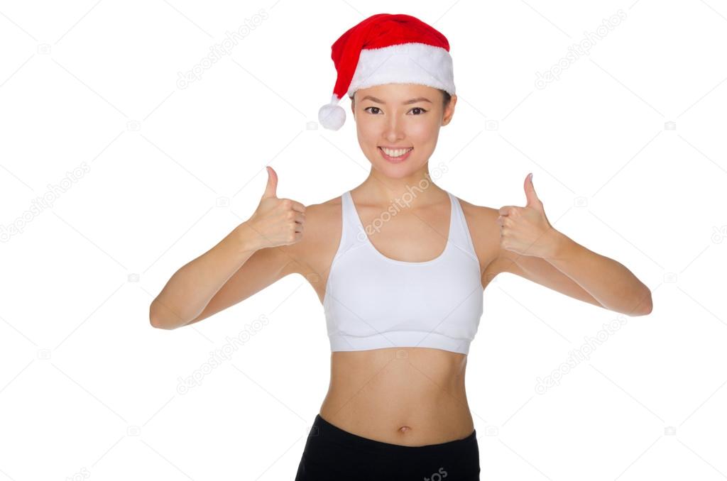 Asian endorses fitness and Christmas