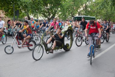 çıplak Bisiklet turuna Selanik'te - Yunanistan