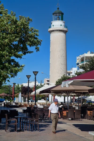 Vuurtoren in alexandroupolis - Griekenland — Stockfoto