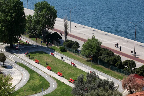 Stranden i thessaloniki - Grekland — Stockfoto