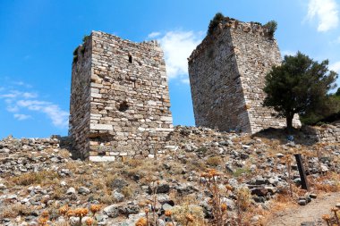 palaiopolis alanda samothraki Island Bizans döneminde Kulesi