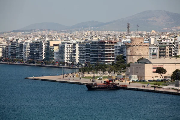 Pantai Thessaloniki - Yunani — Stok Foto