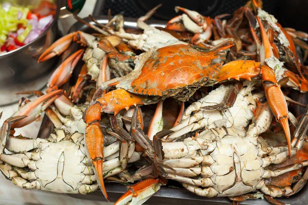 Cooked blue crabs — Stock Photo, Image