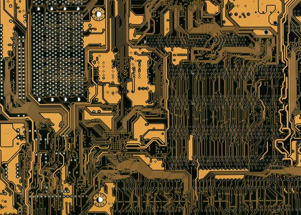 Carte de circuit imprimé cpu — Photo