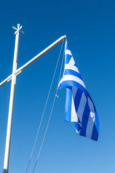 Bandera griega — Foto de Stock