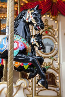 Vintage carousel ya da atlı karıncaya