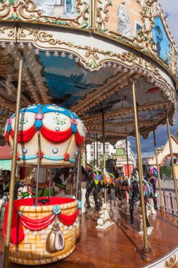 Vintage carousel ya da atlı karıncaya