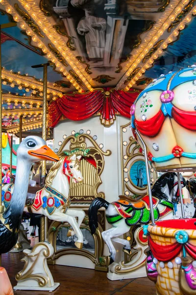 Vintage carrousel of merry-go-round — Stockfoto