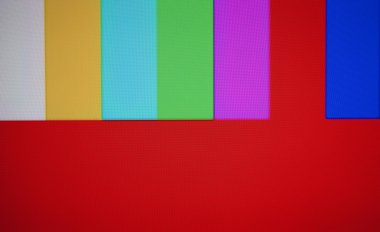 TV sinyali - smpte renk çubukları test