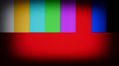 TV sinyali - smpte renk çubukları test