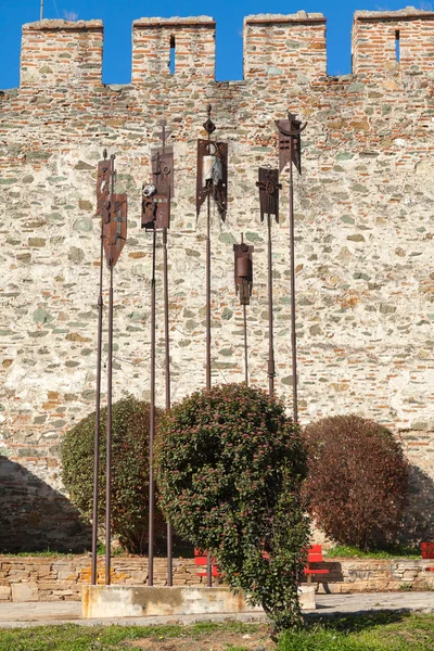 A cidade velha de Thessaloniki, Greece . — Fotografia de Stock