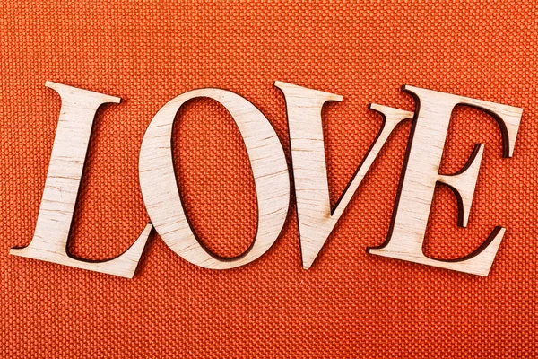 Amour sur orange — Photo