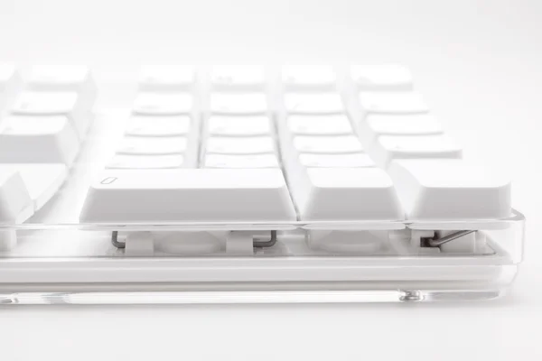 Weiße Computertastatur — Stockfoto