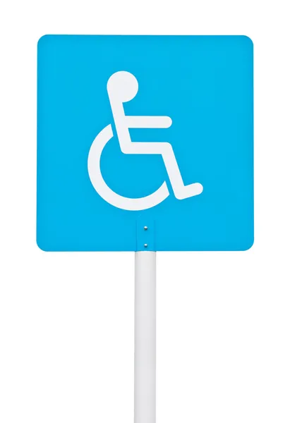 Tekerlekli sandalye işareti — Stok fotoğraf