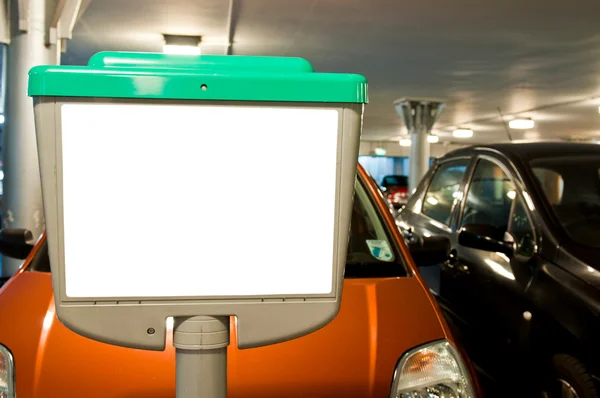 Placa de estacionamento — Fotografia de Stock