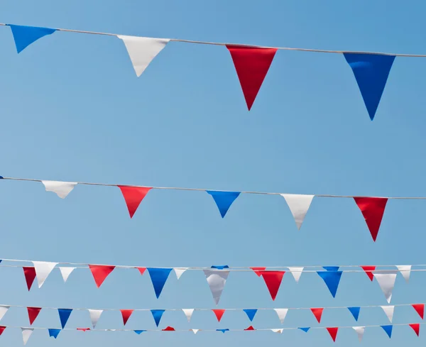 Bunting flaggor — Stockfoto