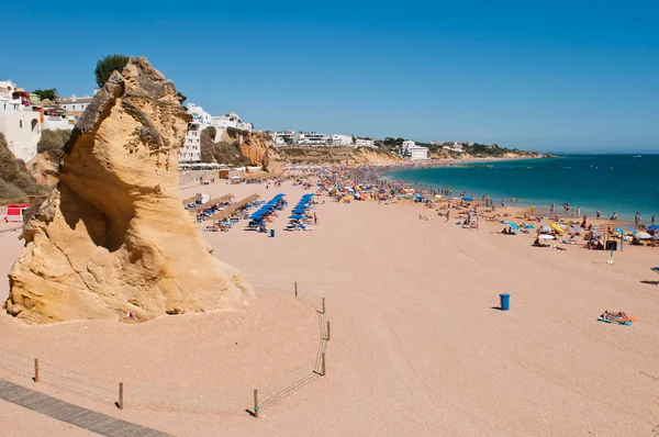 Praia de Albufeira no Algarve — Fotografia de Stock