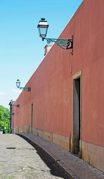 Straat lamp posten — Stockfoto