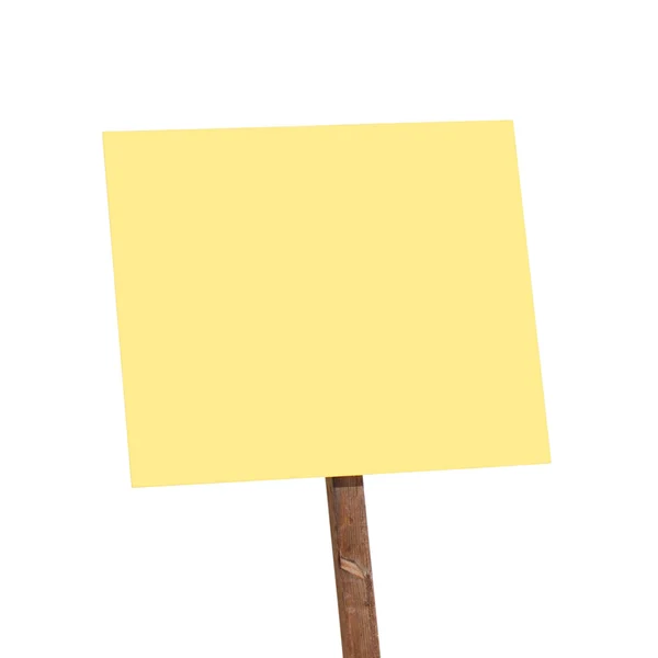 Yellow sign — Stock Photo, Image