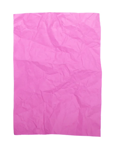 Пурпурная морщинистая бумага — стоковое фото