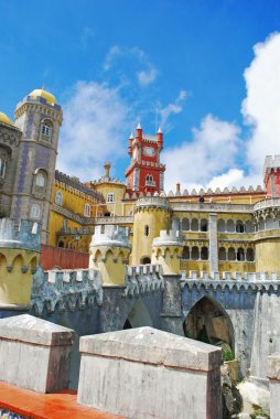 Pena Palace in Sintra clipart