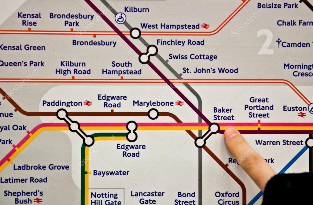 Baker Street Station Map Baker Street Tube Station Stock Photo By ©Luissantos84 26199193
