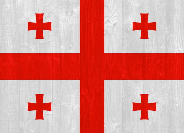 Grúzia zászló — Stock Fotó