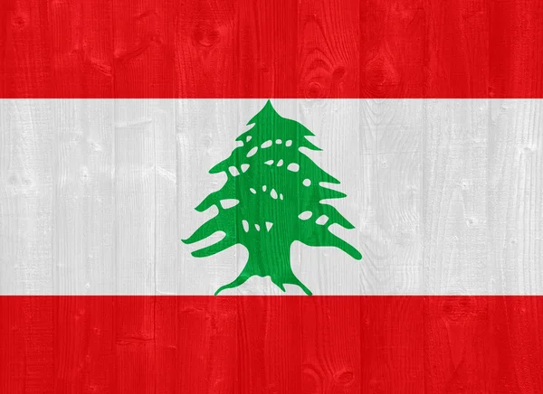 Vlag van Libanon — Stockfoto