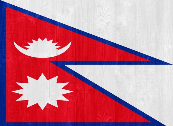 Flaga Nepalu — Zdjęcie stockowe